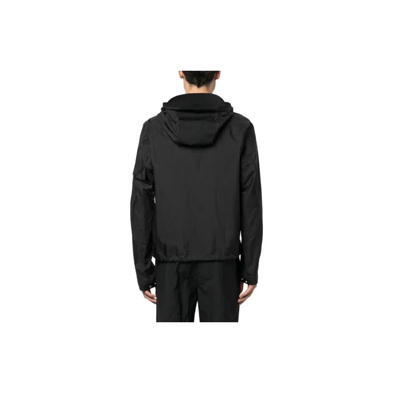 TEN C Button fastening Drawstring Hooded Jacket-2