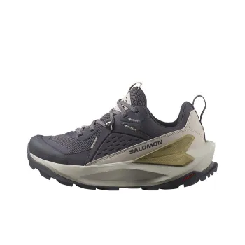 SALOMON Elixir Wear Resistant Low Top Trekking Shoes Women's Dark Gray