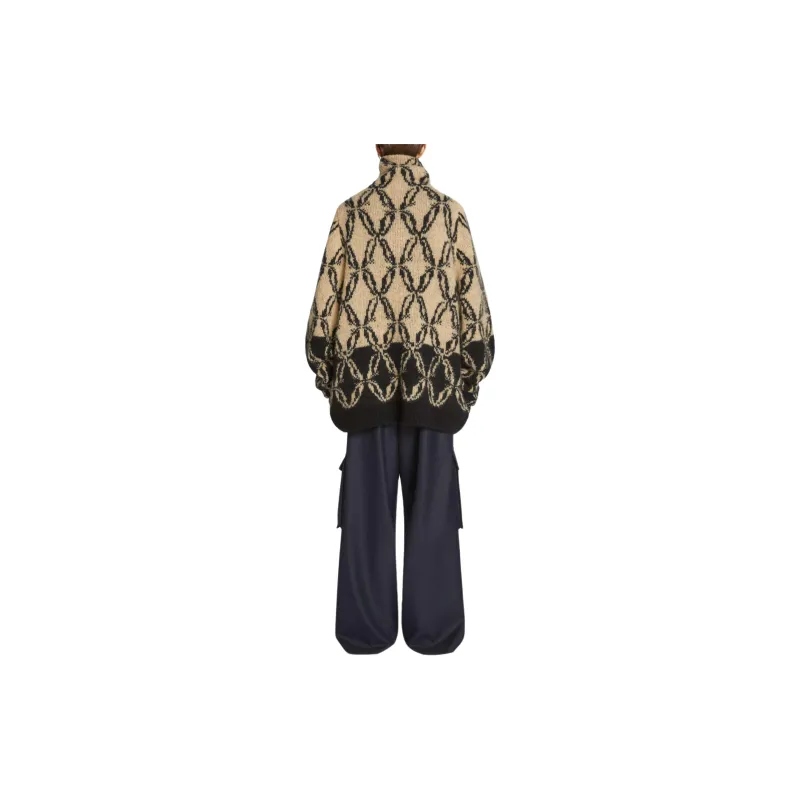 DRIES VAN NOTEN Wool Cargo Trousers-3
