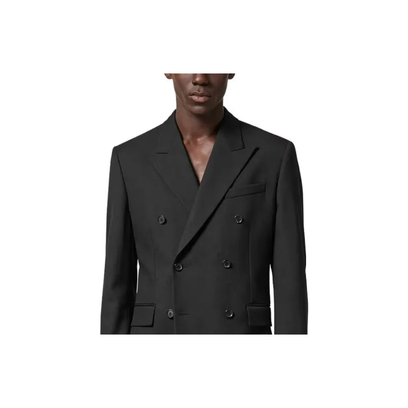 VERSACE Double Breasted Tailored Blazer-5