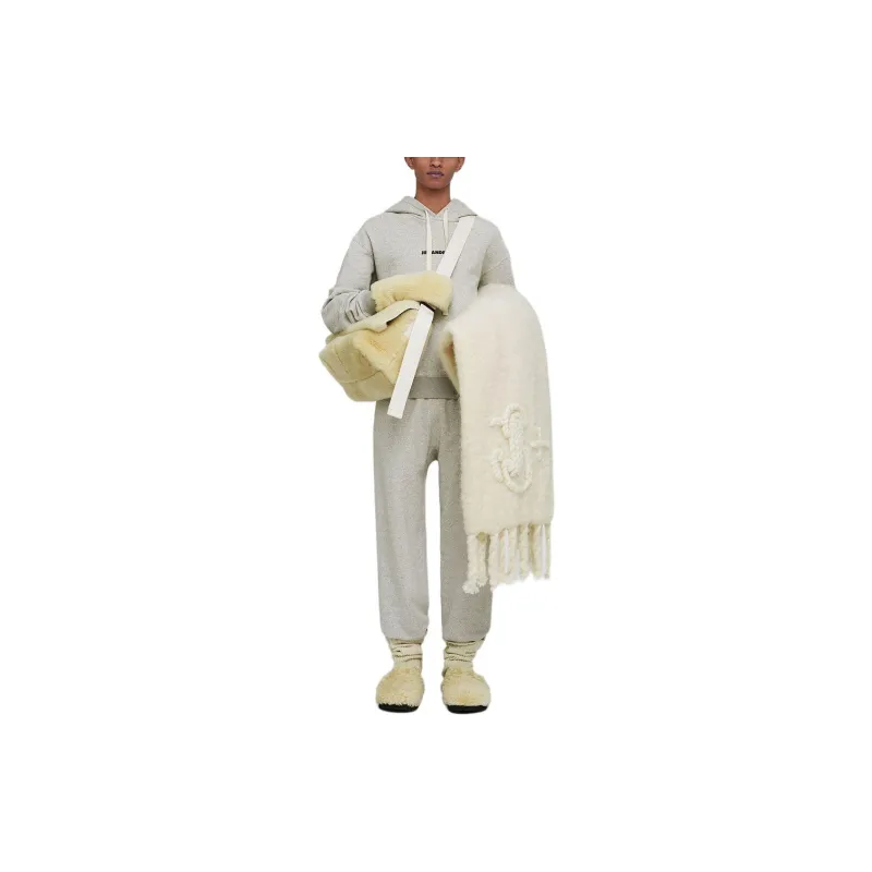JIL SANDER + Logo Tag Drawstring Track Pants-1