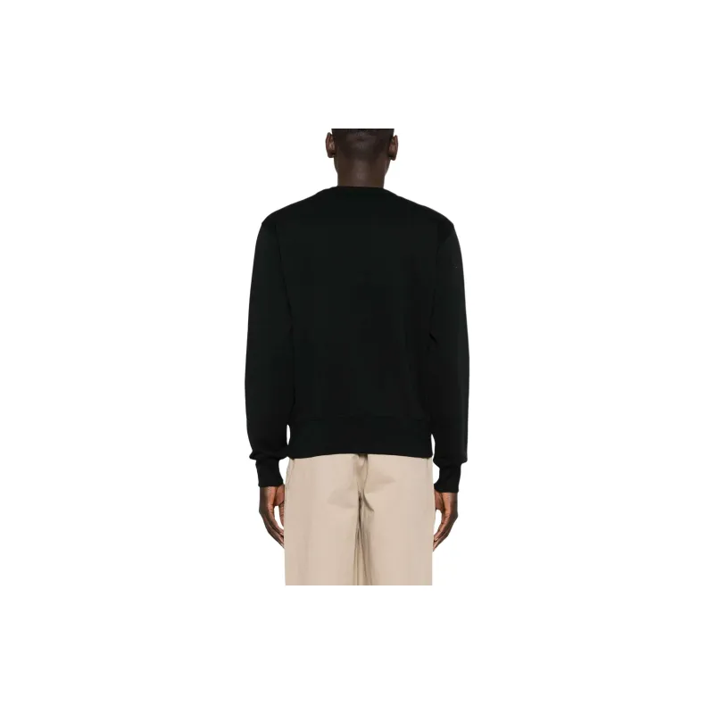 Acne Studios Face Logo appliqué Cotton Sweatshirt-2