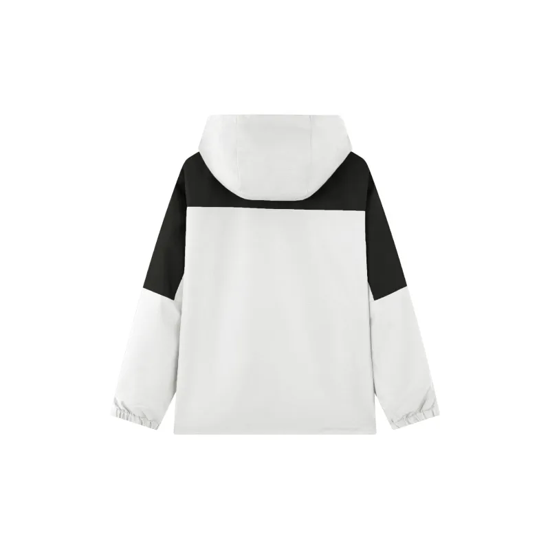 PEAK Variety Training Collection Windbreaker Jacket Unisex Black White-1