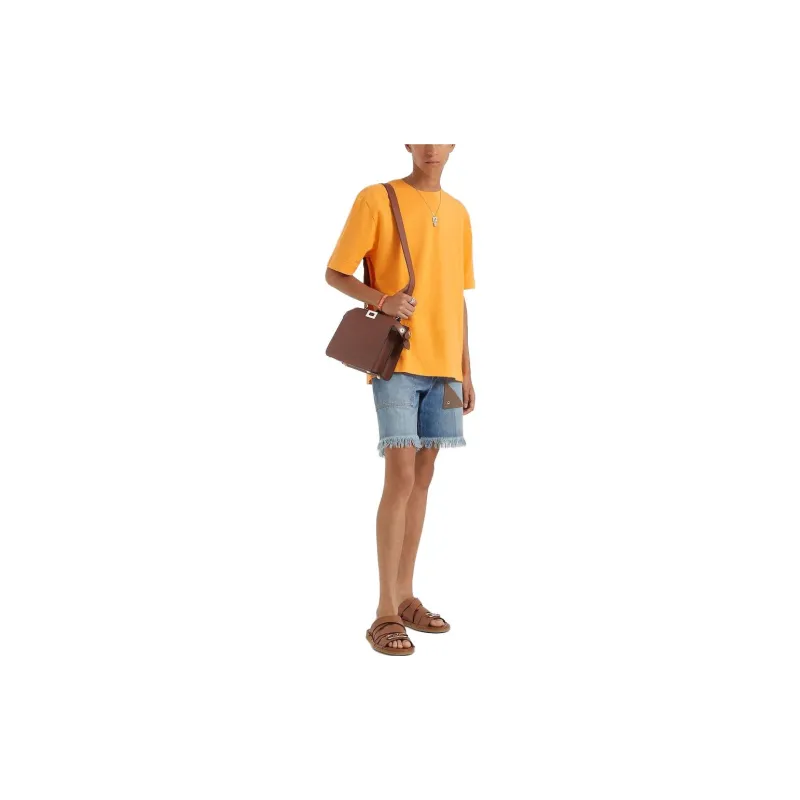 FENDI SS23 T Shirt Men's Orange-2