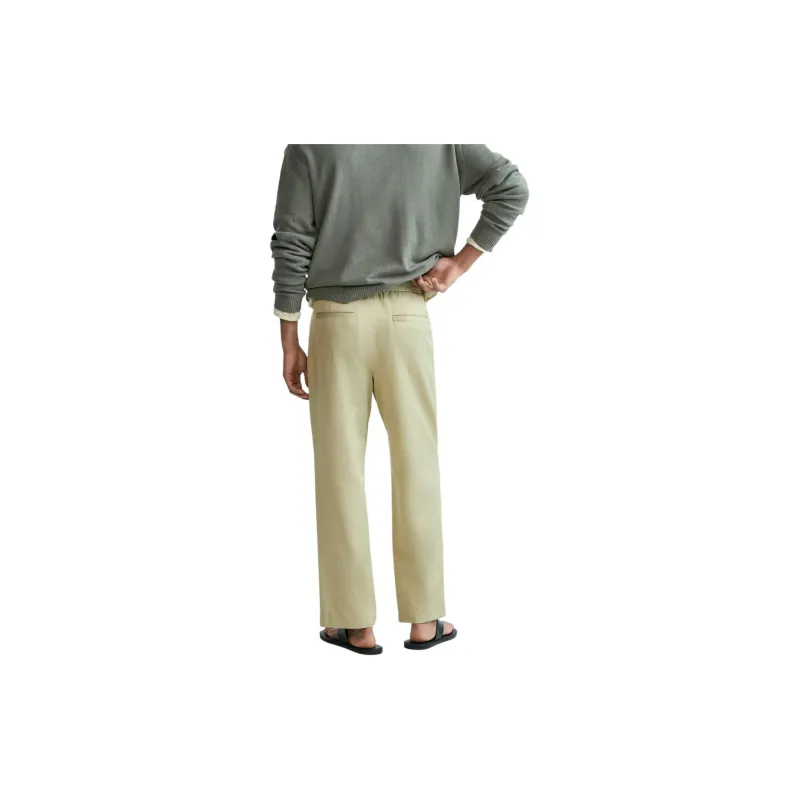 ZARA Casual Pants Men Beige-3