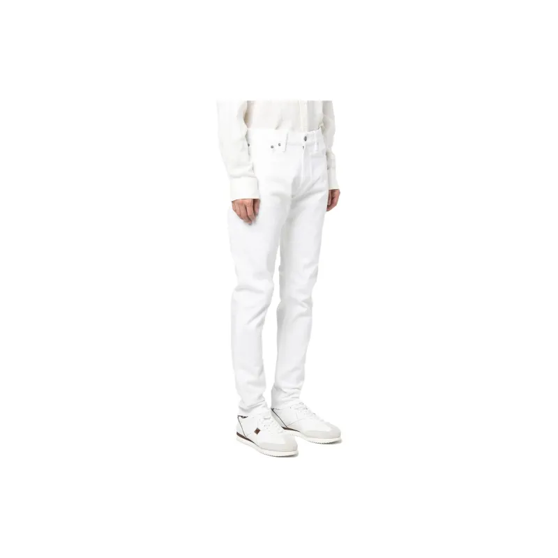 Ralph Lauren Purple Label Logo patch Straight leg Jeans-3