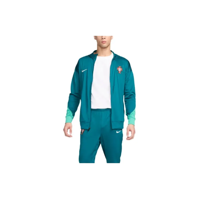 Nike Portugal Strike Jackets Coats Men's Crystal Hole Cyan-1