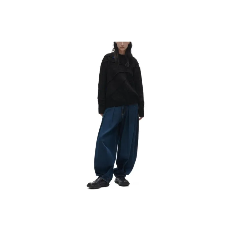 ADER ERROR X Zara Oversized Patchwork Knit Mens Sweater-2