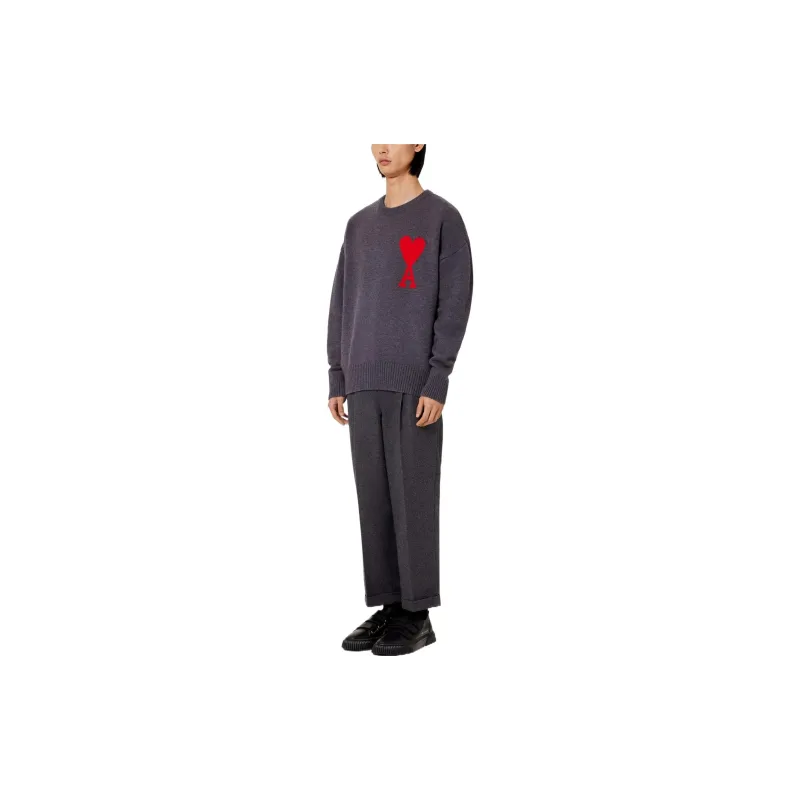 AMIPARIS Paris Ami De Coeur Crewneck Knitted Jumper-2