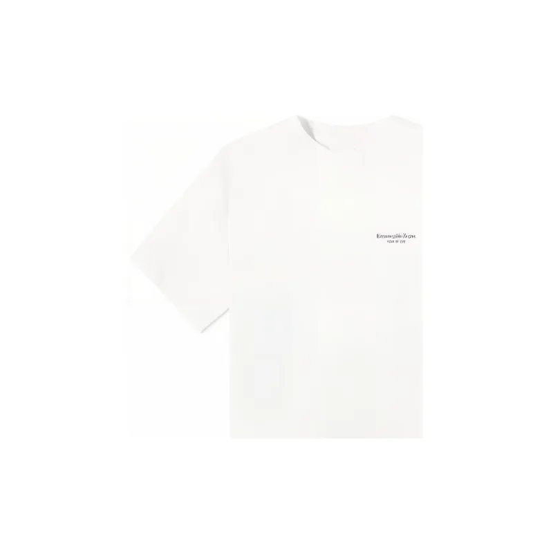 Fear Of God X Ermenegildo Zegna T Shirts Men White-4