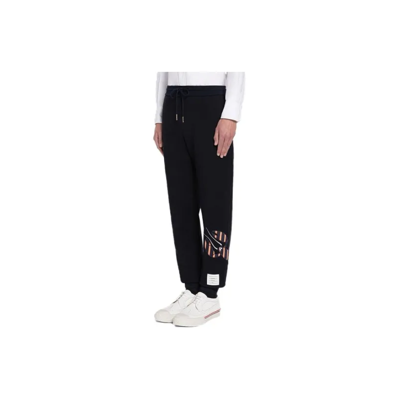 THOM BROWNE Lobster applique Track Pants-2