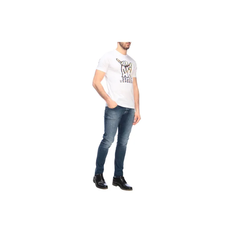 ARMANI EXCHANGE T Shirts Men White-4