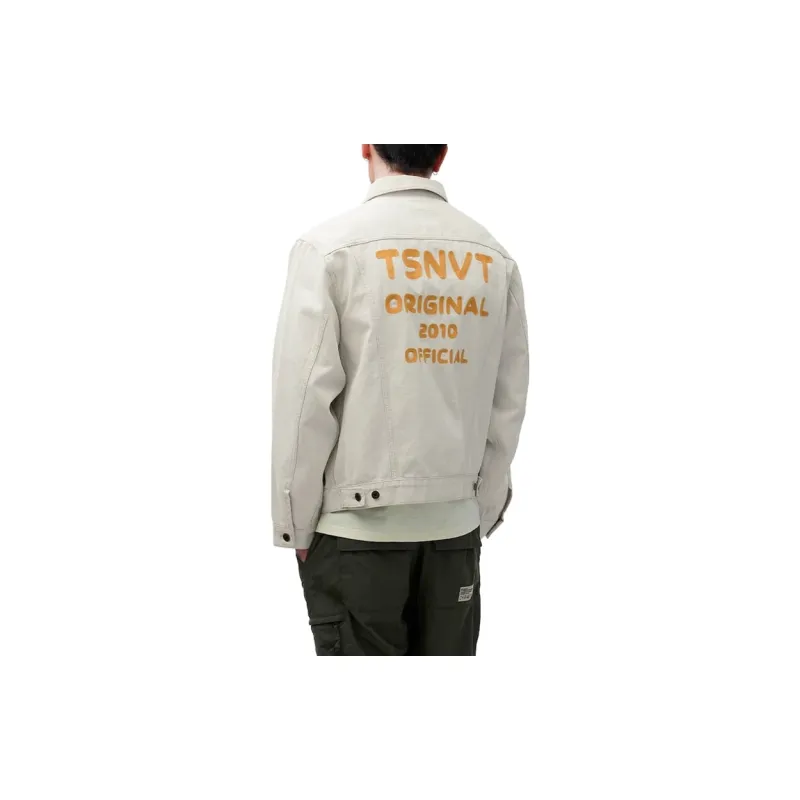 Thisisneverthat SS24 Ultras Collection TSNVT Trucker Jacket Off White Jacket Unisex White-3