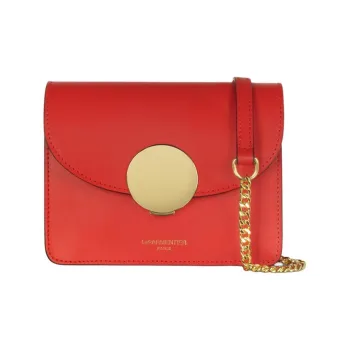 Le Parmentier Calfskin Crossbody Bag Shoulder Bag Mini Women's Red