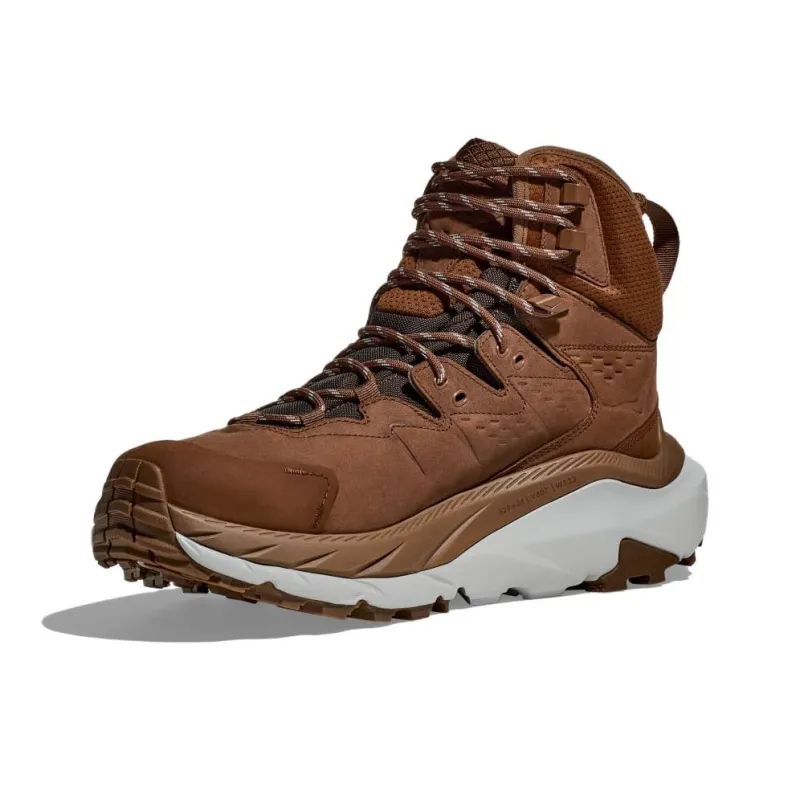 HOKA ONE ONE Kaha 2 Slip Resistant Mid Top Hiking Shoes Women's Dark Brown-2