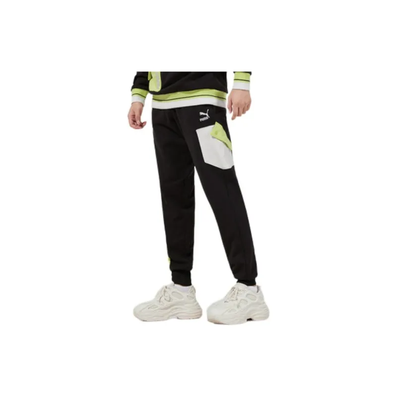 PUMA Sports Pants Men Black-4