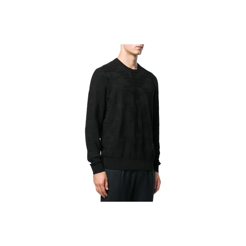 EMPORIO ARMANI Sweaters Men Black-1