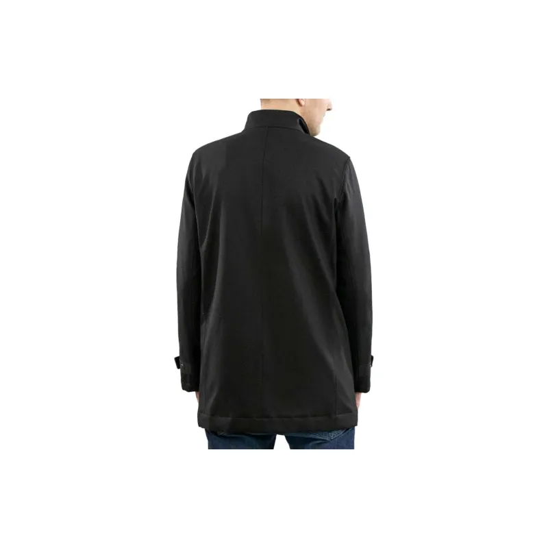 Ferragamo Trench Coats Men Black-1