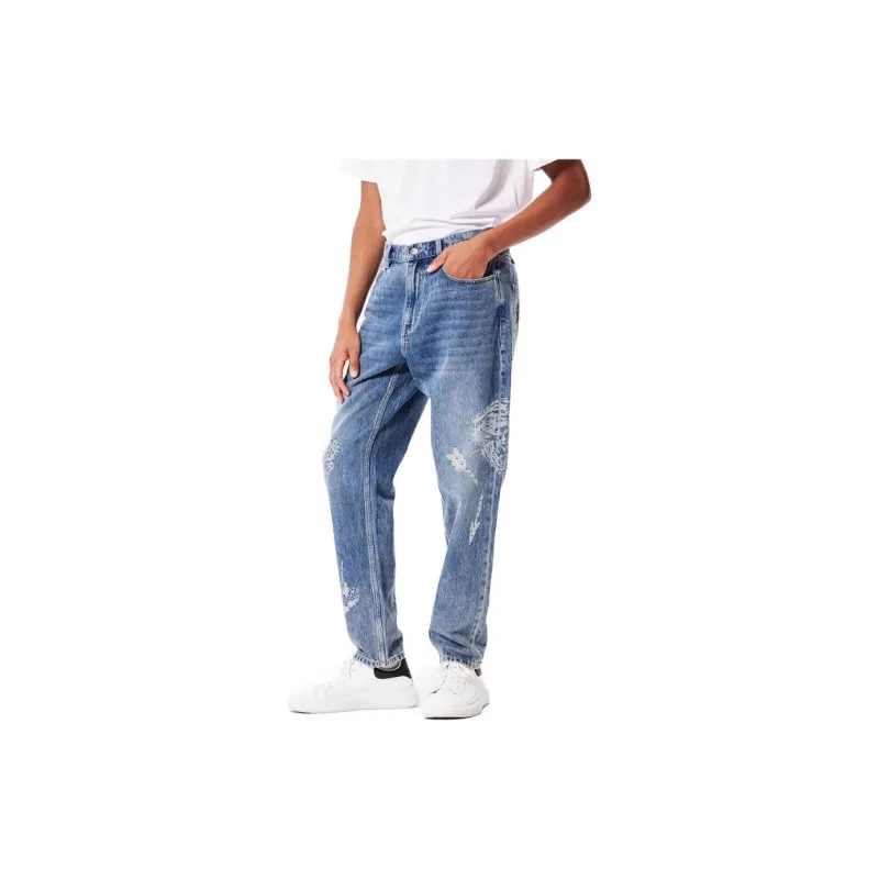 Ed Hardy FW24 Jeans Men's Indigo-6