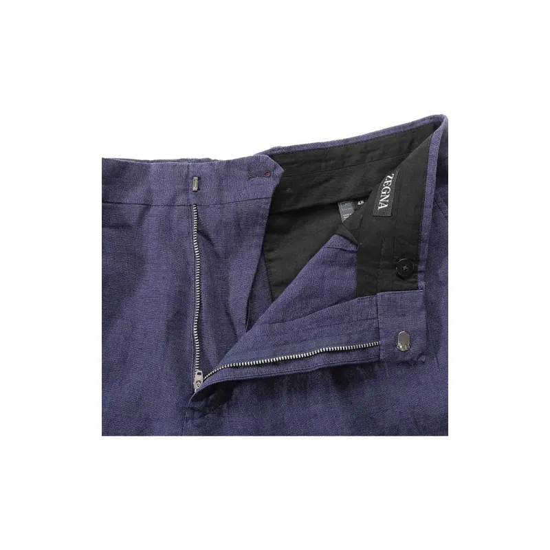 Zegna SS24 Casual Shorts Men's Dark Blue-6