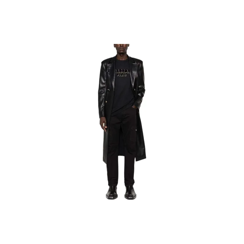 BALMAIN T-Shirts Men Black-3