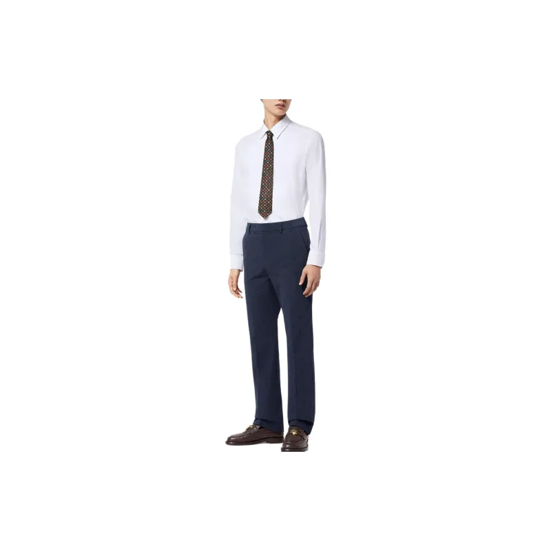 LOUIS VUITTON Lv Blason Cotton Chino Pants-1
