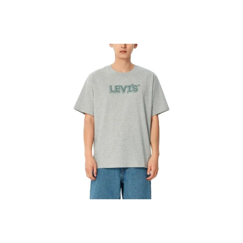 Levis T Shirts Men Gray-2