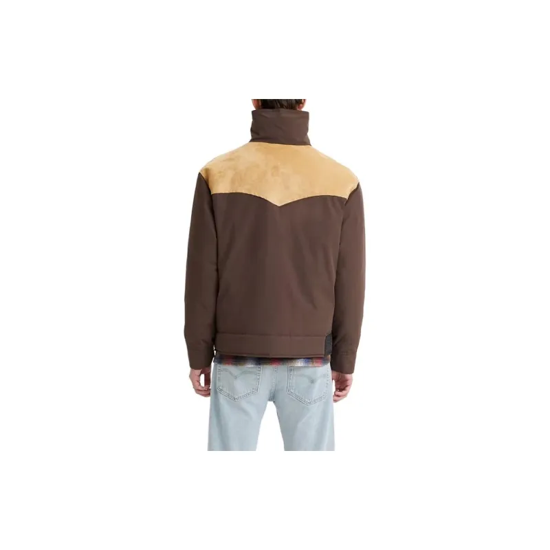 Levis Jackets Men Brown-4