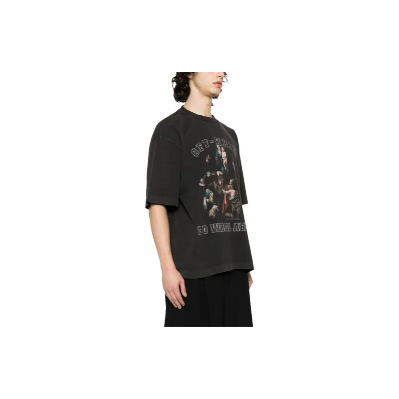 OFF WHITE Mary Skate Short Sleeve T Shirt-3