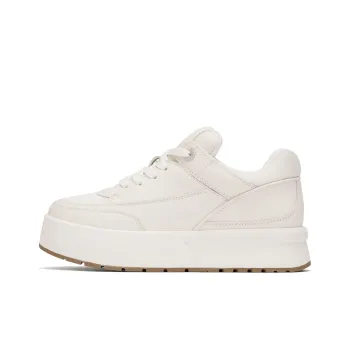 73Hours Coconut Chips Low Top Skateboard Shoes Women's Ecru