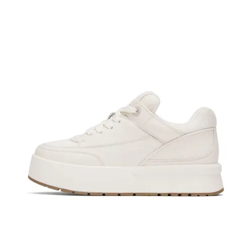 73Hours Skateboard Shoes Women's Low-Top Off White