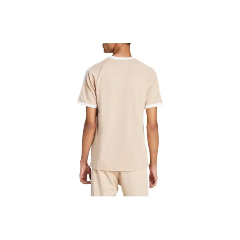 Adidas Originals Adicolor Classics 3 Stripes T Shirt T Shirt Men's Magic Beige-3