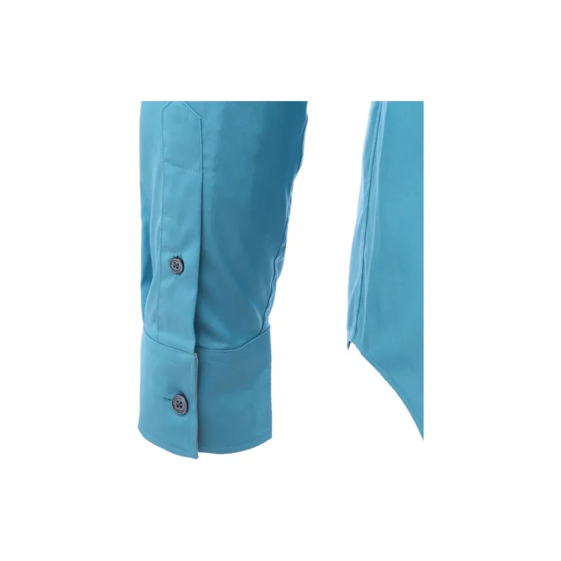 Burberry Shirts Men Turquoise-4