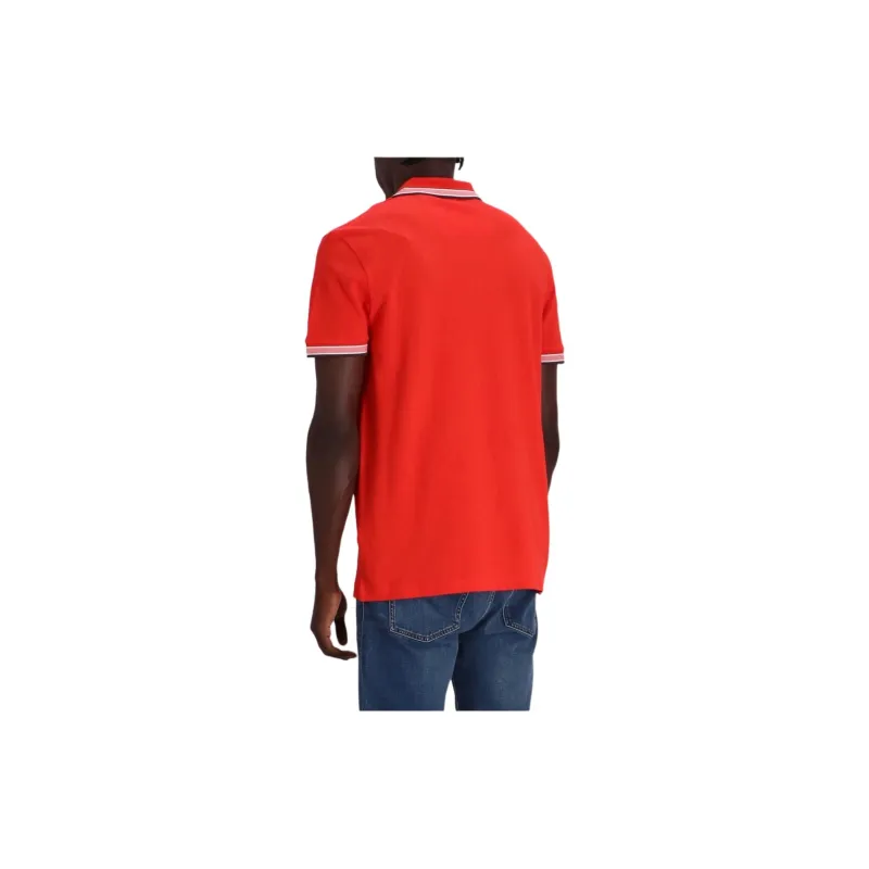 HUGO BOSS Stripe trim Polo Shirt-2