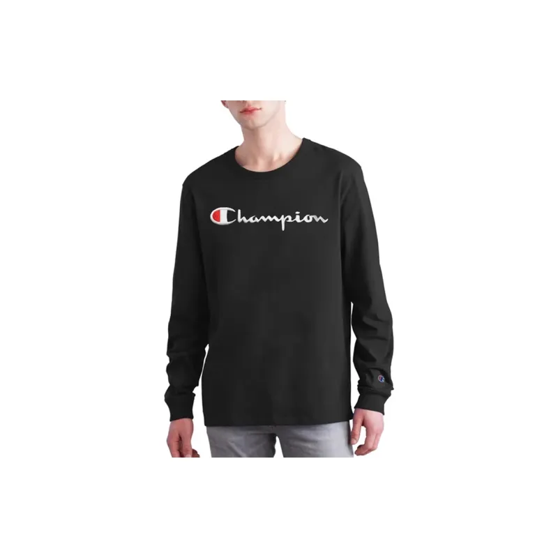 Champion T Shirt US Version Unisex Black-3