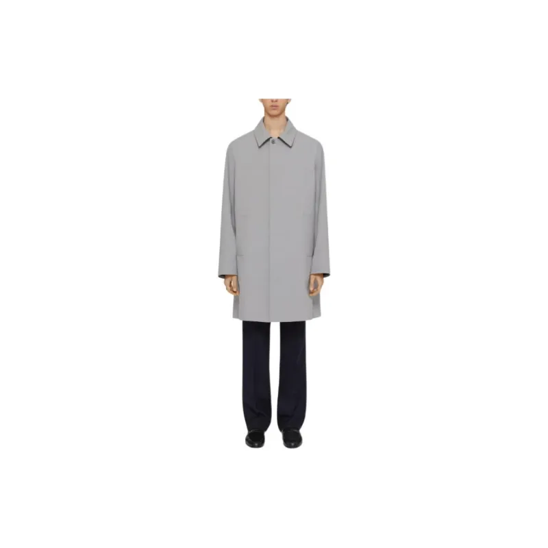 GIVENCHY SS24 Trench Coat Men's Smoke Gray-1