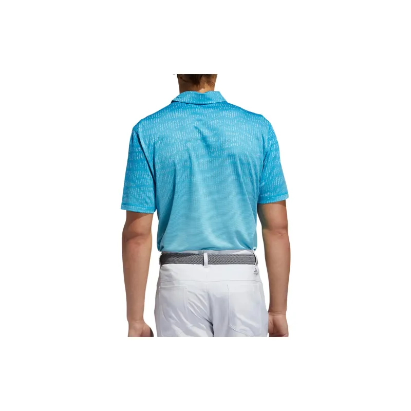 Adidas Polo Shirts Men Blue-3