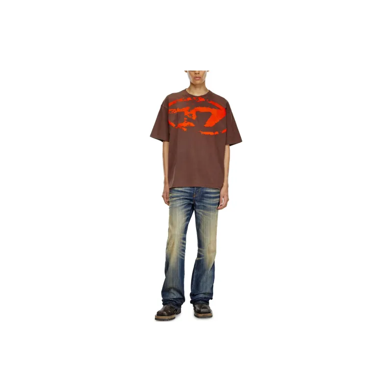 DIESEL FW24 T Shirt Men's Brown-1
