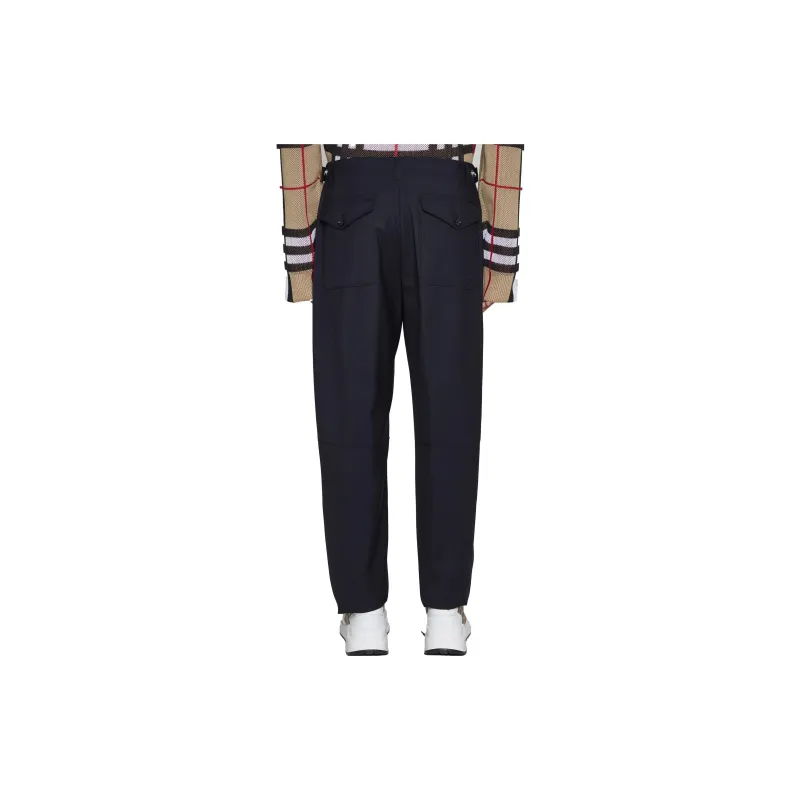 Burberry Straight Leg Slim Cut Trousers-3
