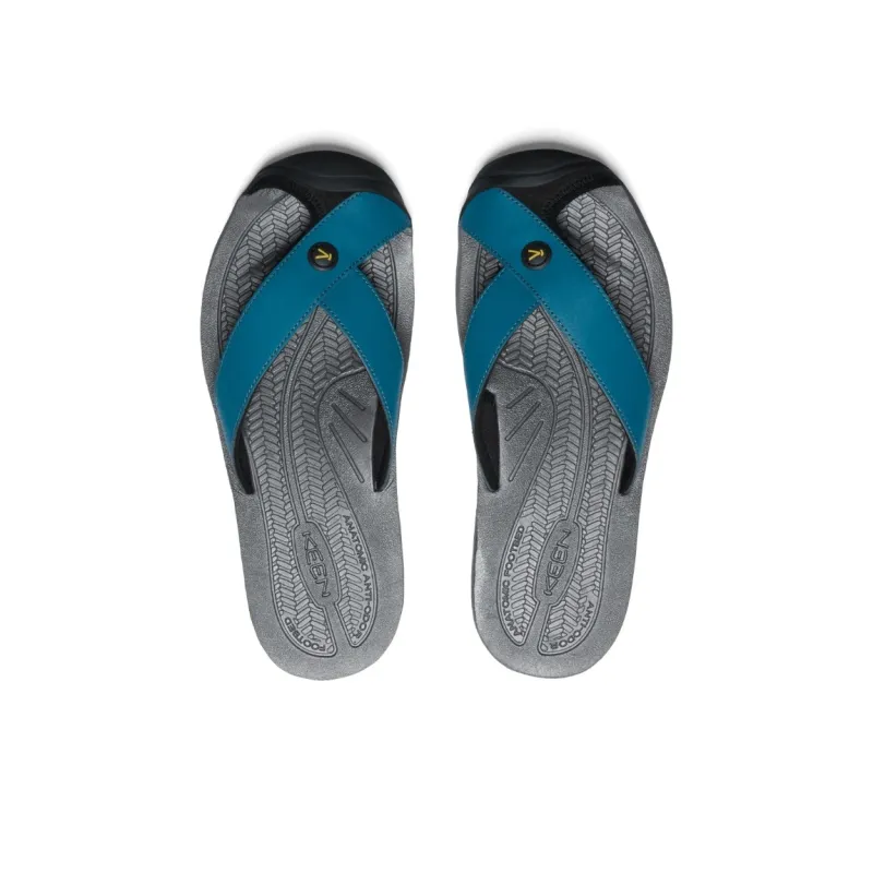 KEEN BARBADOS TG Rubber Sole Slide Slippers Men's Blue Black-3