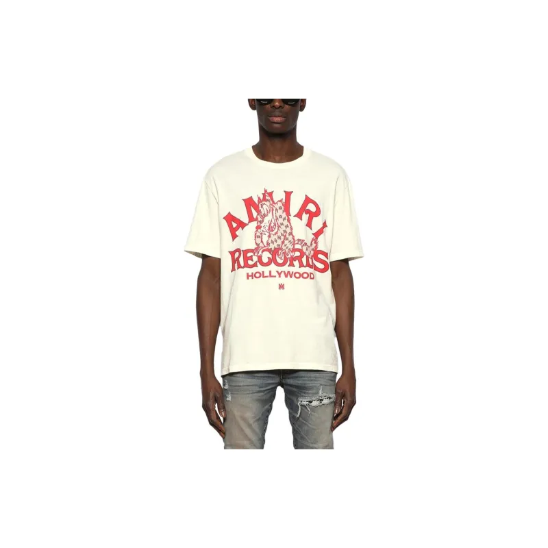 AMIRI T-Shirts Men Ecru-1
