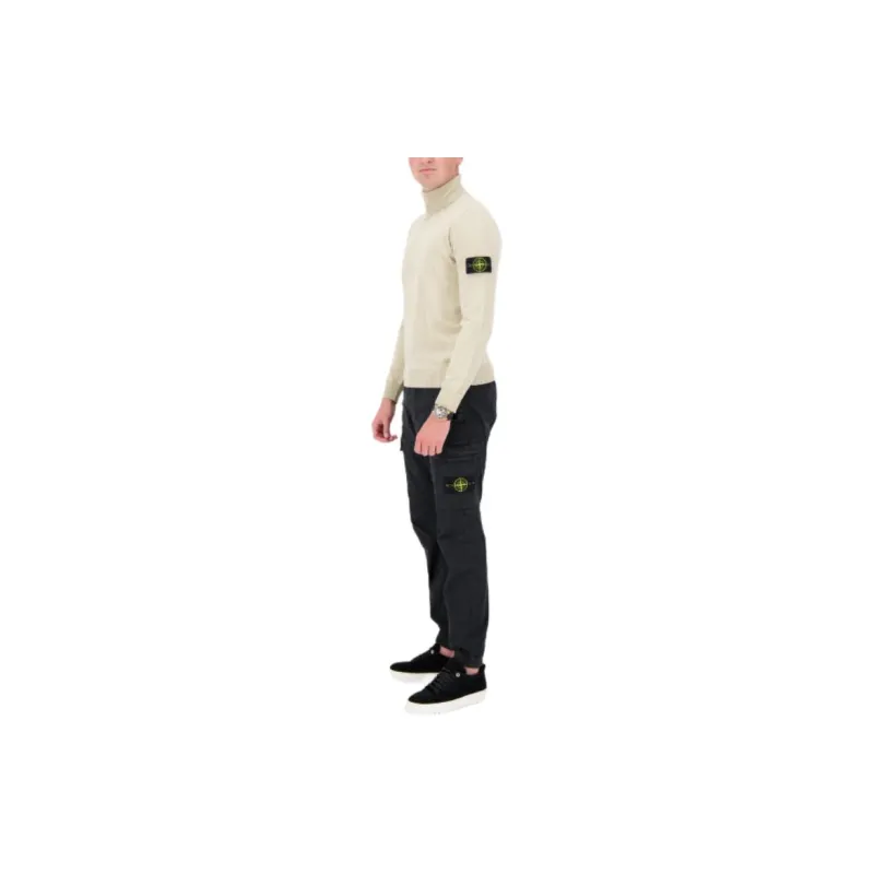 STONE ISLAND Compass Patch Roll Neck Jumper-4