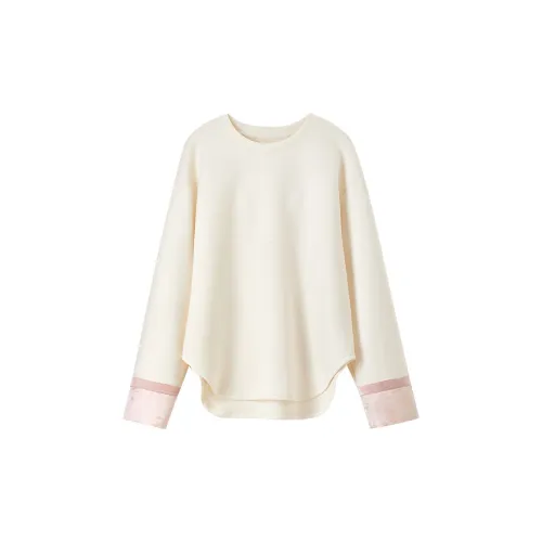 SENTUBILA Sweatshirts Women's Apricot/Pink