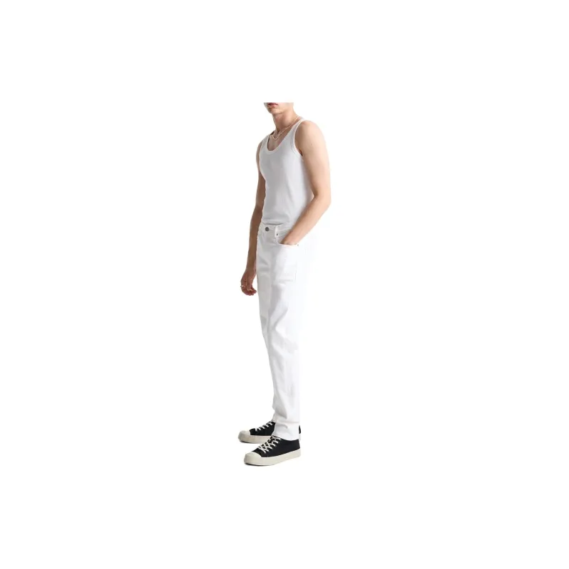 ZARA Jeans Men White-4