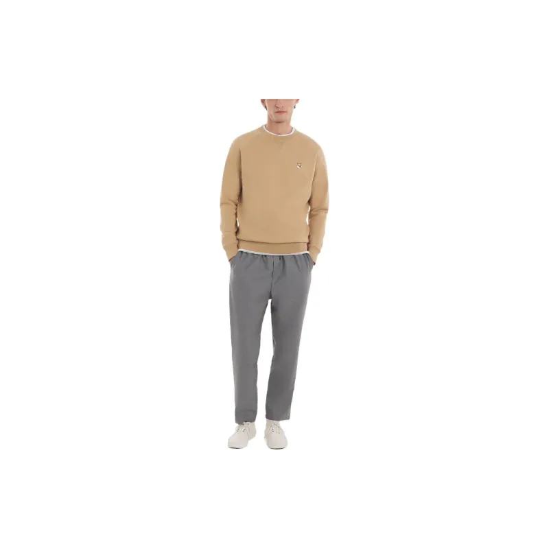 Maison Kitsune Sweatshirts Men Beige-2