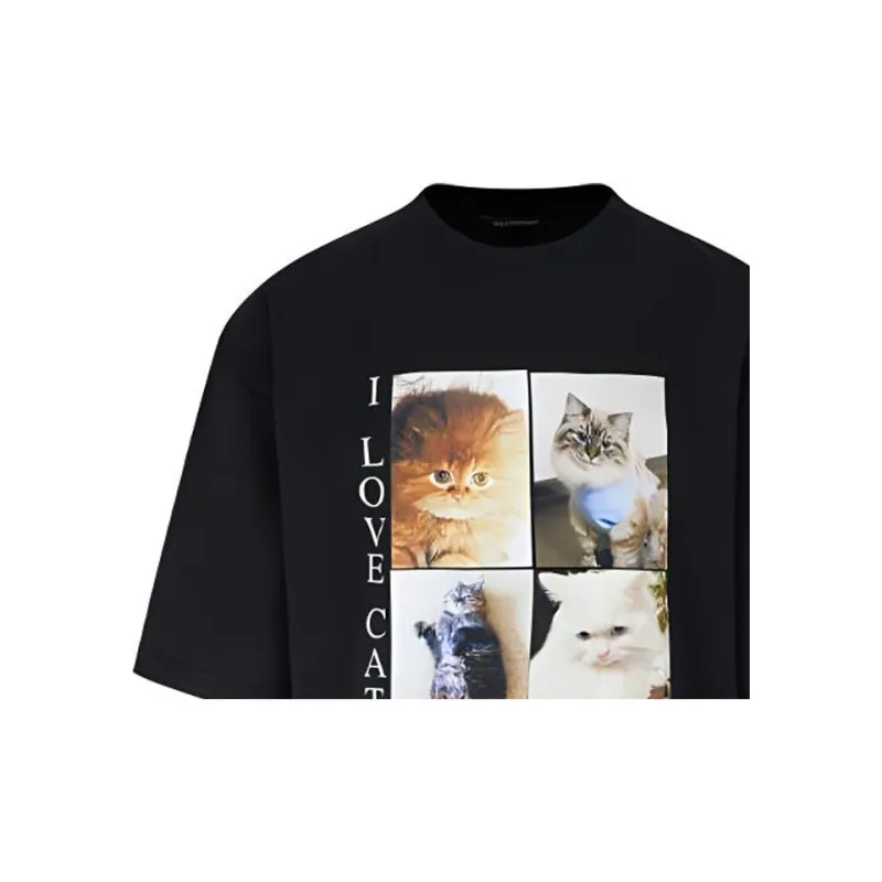 Balenciaga I Love Cats T-Shirt - POIZON 