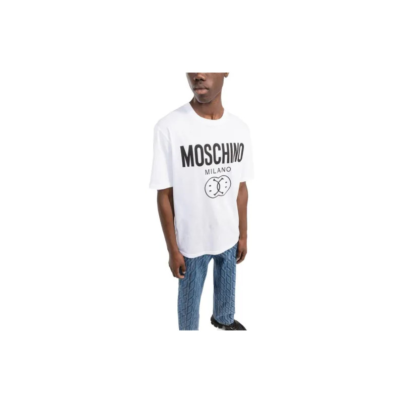 MOSCHINO T Shirts Men White-3