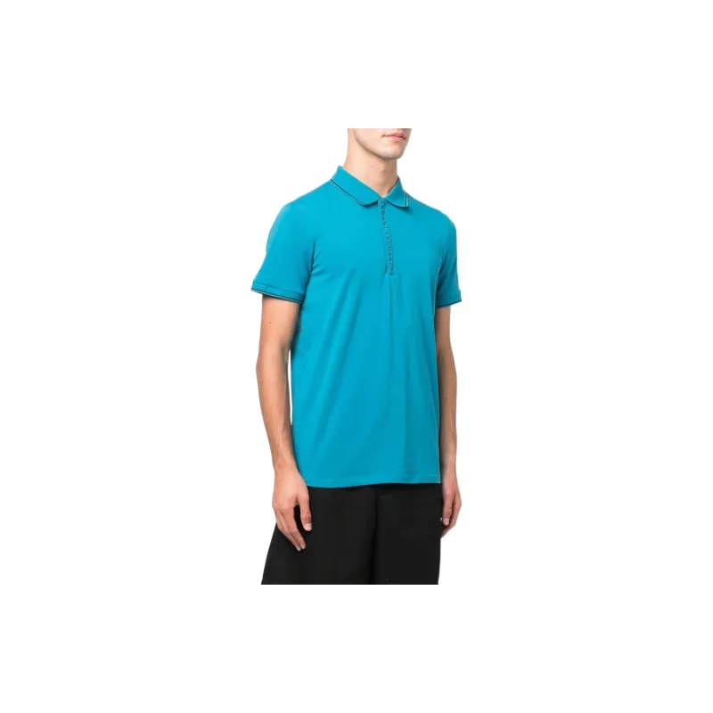 ARMANI EXCHANGE Polo Shirts Men Blue-3