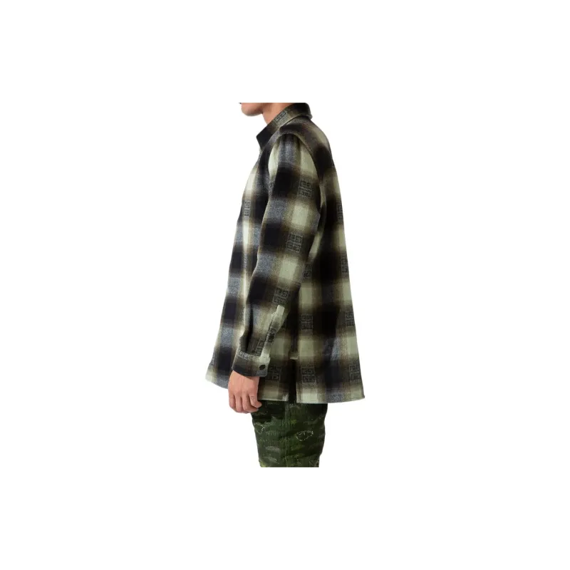 Givenchy Classic Fit All Over Print Long Sleeve Overshirt-2