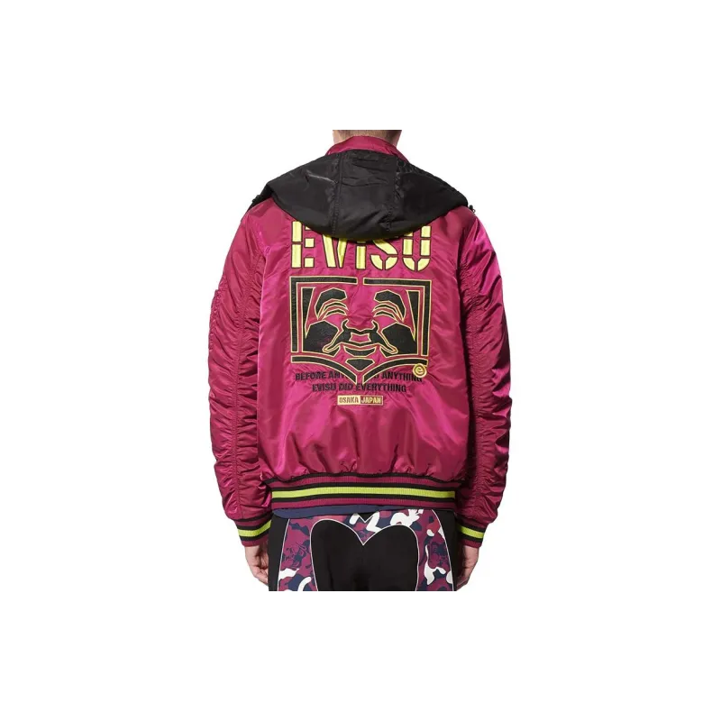 EVISU Jackets Men Burgundy-5